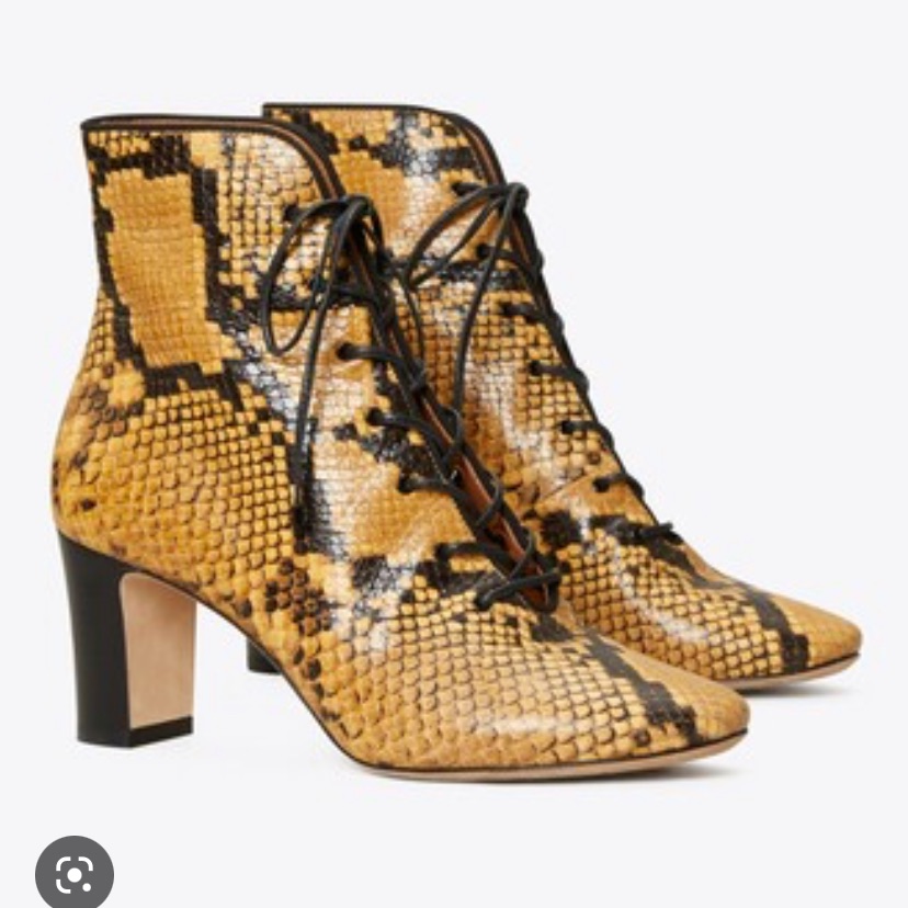 Tory Burch Vienna 70mm Lace-Up Booties